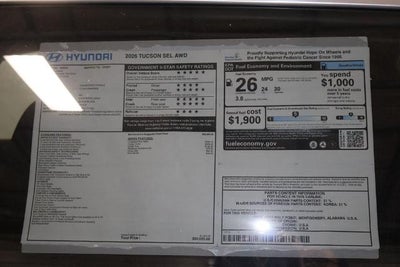 2026 Hyundai TUCSON SEL AWD