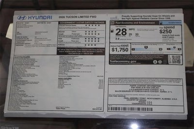 2026 Hyundai TUCSON Limited FWD