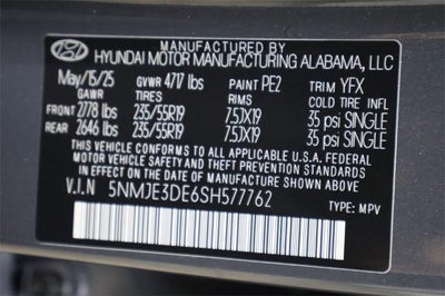 2025 Hyundai TUCSON Limited FWD