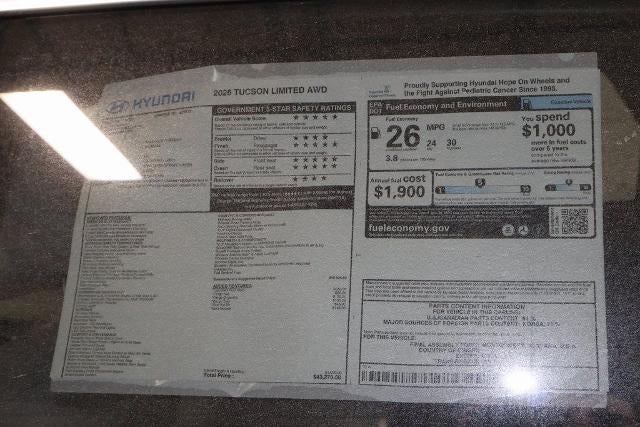 2026 Hyundai TUCSON Limited AWD