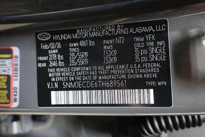 2026 Hyundai TUCSON Limited AWD