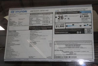 2026 Hyundai TUCSON Limited AWD