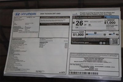 2026 Hyundai TUCSON XRT AWD
