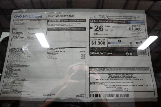 2026 Hyundai TUCSON XRT AWD