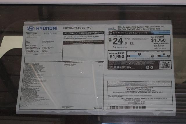 2027 Hyundai SANTA FE SE FWD