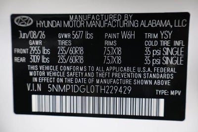 2026 Hyundai SANTA FE SE AWD