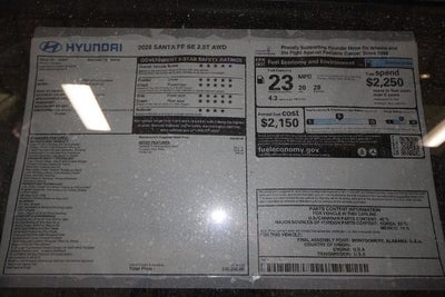 2026 Hyundai SANTA FE SE AWD