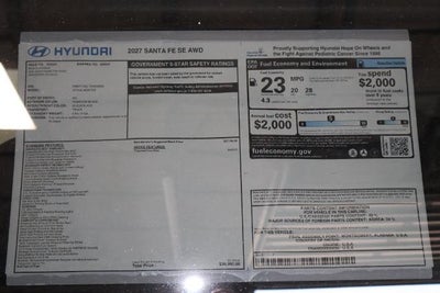 2027 Hyundai SANTA FE SE AWD