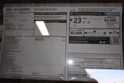 2027 Hyundai SANTA FE SE AWD