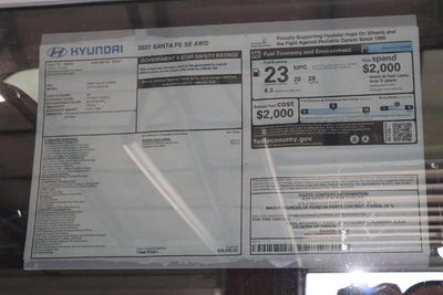 2027 Hyundai SANTA FE SE AWD
