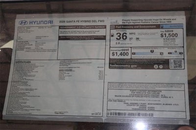 2026 Hyundai SANTA FE Hybrid SEL FWD