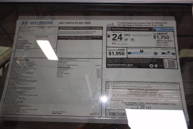 2027 Hyundai SANTA FE SEL FWD