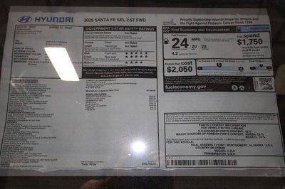 2026 Hyundai SANTA FE SEL FWD