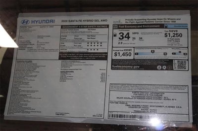 2026 Hyundai SANTA FE Hybrid SEL AWD