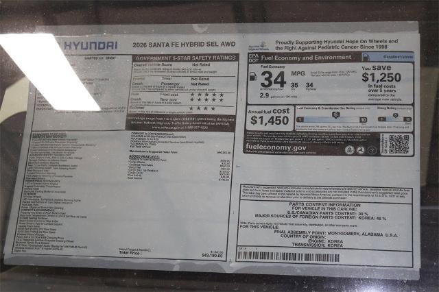 2026 Hyundai SANTA FE Hybrid SEL AWD
