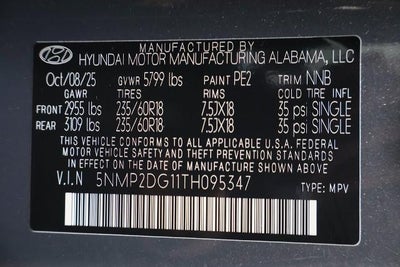 2026 Hyundai SANTA FE Hybrid SEL AWD