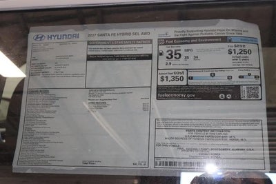 2027 Hyundai SANTA FE Hybrid SEL AWD