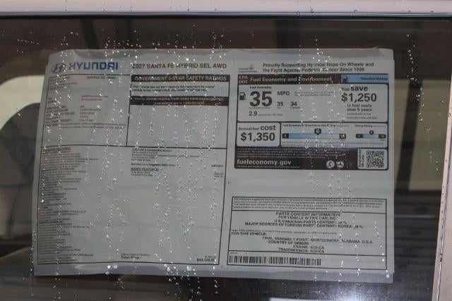 2027 Hyundai SANTA FE Hybrid SEL AWD