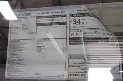 2026 Hyundai SANTA FE Hybrid SEL AWD