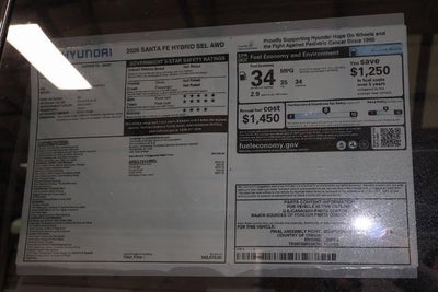 2026 Hyundai SANTA FE Hybrid SEL AWD