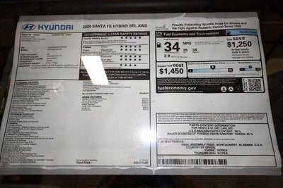 2026 Hyundai SANTA FE Hybrid SEL AWD