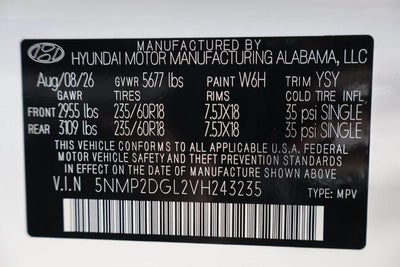 2027 Hyundai SANTA FE SEL AWD