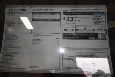 2027 Hyundai SANTA FE SEL AWD