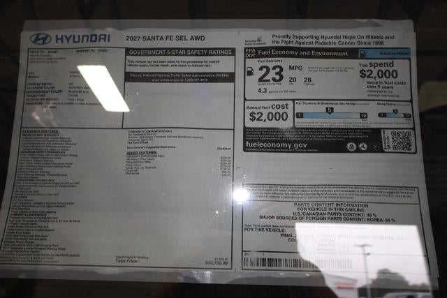 2027 Hyundai SANTA FE SEL AWD