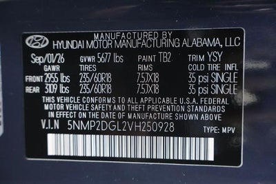 2027 Hyundai SANTA FE SEL AWD