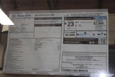 2027 Hyundai SANTA FE SEL AWD