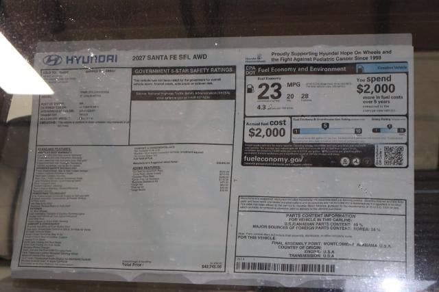 2027 Hyundai SANTA FE SEL AWD