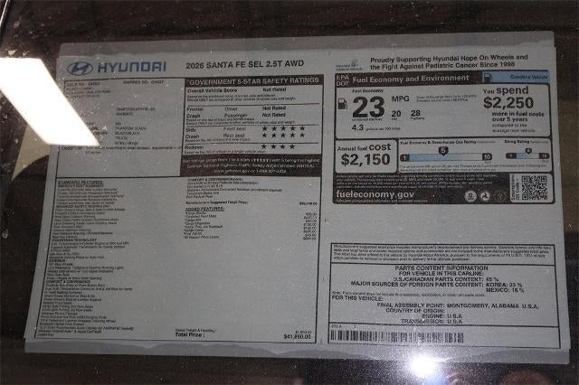 2026 Hyundai SANTA FE SEL AWD