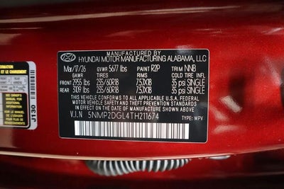 2026 Hyundai SANTA FE SEL AWD