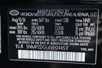 2027 Hyundai SANTA FE SEL AWD