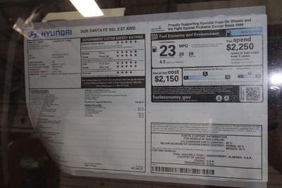 2026 Hyundai SANTA FE SEL AWD