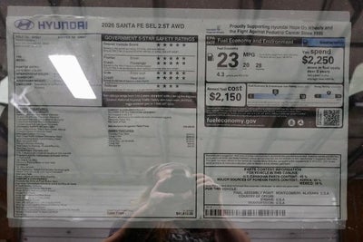 2026 Hyundai SANTA FE SEL AWD