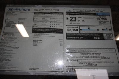 2026 Hyundai SANTA FE SEL AWD