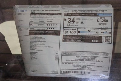 2026 Hyundai SANTA FE Hybrid Limited AWD