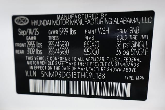 2026 Hyundai SANTA FE Hybrid Limited 6P AWD