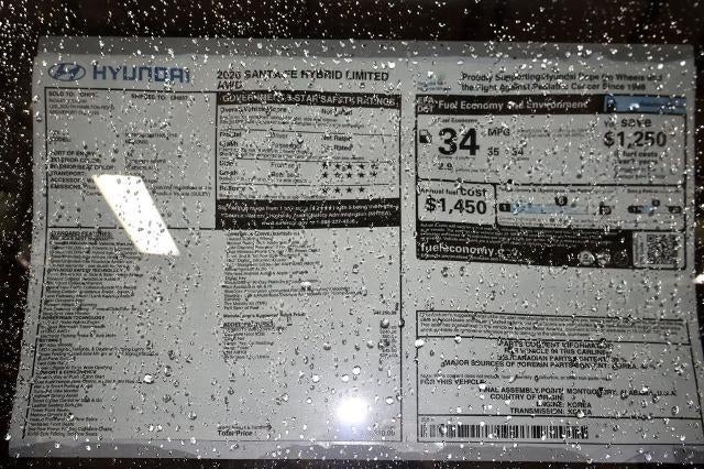 2026 Hyundai SANTA FE Hybrid Limited 6P AWD