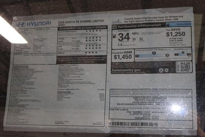 2026 Hyundai SANTA FE Hybrid Limited 6P AWD