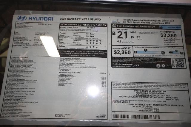 2026 Hyundai SANTA FE XRT AWD