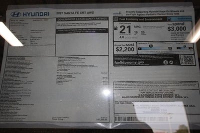 2027 Hyundai SANTA FE XRT AWD