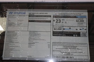 2027 Hyundai SANTA FE Limited 7P AWD
