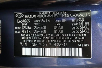 2026 Hyundai SANTA FE Limited AWD