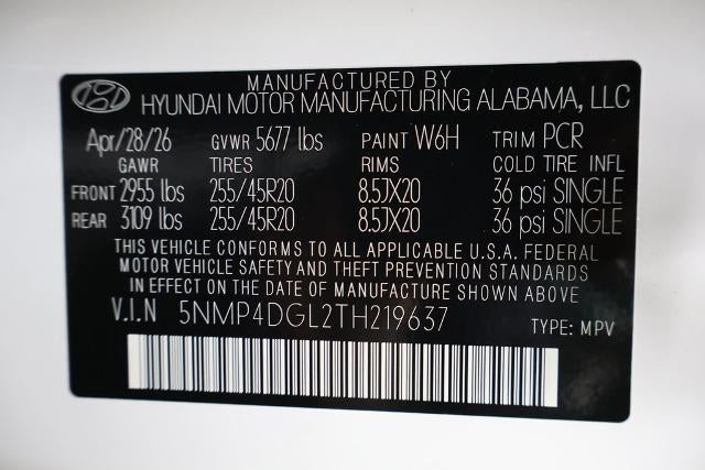 2026 Hyundai SANTA FE Limited 6P AWD