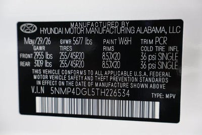 2026 Hyundai SANTA FE Limited 7P AWD