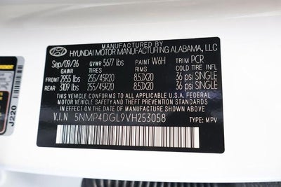 2027 Hyundai SANTA FE Limited 6P AWD