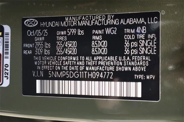 2026 Hyundai SANTA FE Hybrid Calligraphy AWD