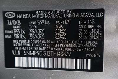 2026 Hyundai SANTA FE Hybrid Calligraphy AWD